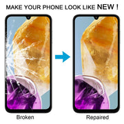 For Samsung Galaxy M15 SM-M156B 10pcs Front Screen Outer Glass Lens with OCA Optically Clear Adhesive
