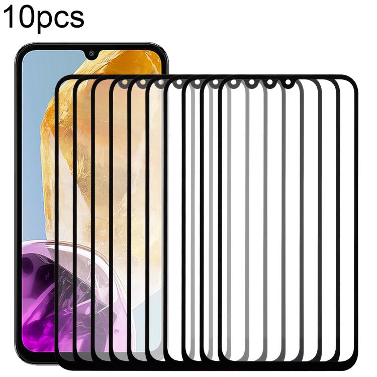 For Samsung Galaxy M15 SM-M156B 10pcs Front Screen Outer Glass Lens with OCA Optically Clear Adhesive - free shipping - PMC TechLife - Order now!