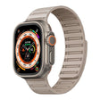 For Apple Watch 46mm / 49mm / 45mm / 44mm Cylinder Magnetic Two-color Loop Silicone Watch Band(Starlight) - free shipping - PMC TechLife - Order now!