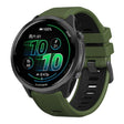 For Garmin Forerunner 970 Two Color Steel Buckle Silicone Watch Band(Army Green Black) - free shipping - PMC TechLife - Order now!