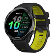 For Garmin Forerunner 970 Two Color Steel Buckle Silicone Watch Band(Black Lime) - free shipping - PMC TechLife - Order now!