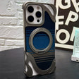 For iPhone 15 Pro Max Metal Frameless 360 Degree Rotation Holder MagSafe Phone Case(Titanium Color) - free shipping - PMC TechLife - Order now!