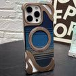 For iPhone 15 Pro Max Metal Frameless 360 Degree Rotation Holder MagSafe Phone Case(Dessert Gold) - free shipping - PMC TechLife - Order now!
