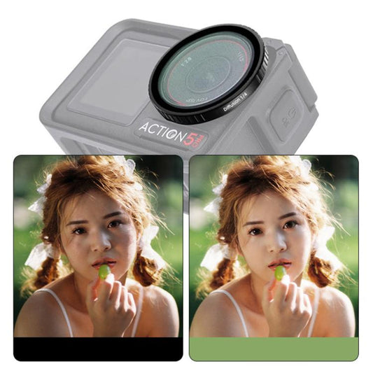 For DJI Action 5 Pro Camera Lens Filter, Filter:Diffusion 1/4 - free shipping - PMC Jewellery - Order now!