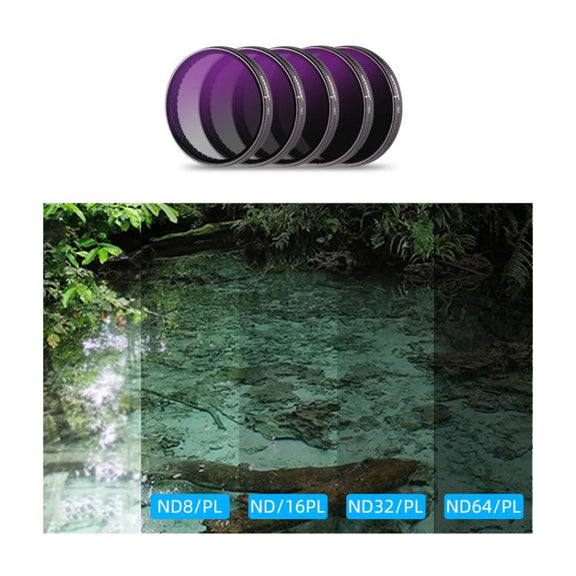 For DJI Action 5 Pro Camera Lens Filter, Filter:ND16