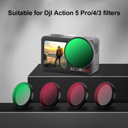 For DJI Action 5 Pro Camera Lens Filter, Filter:ND16