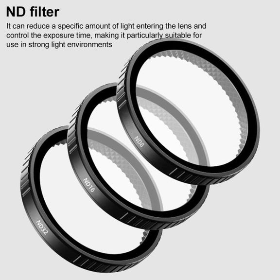 For DJI Action 5 Pro Camera Lens Filter, Filter:ND64