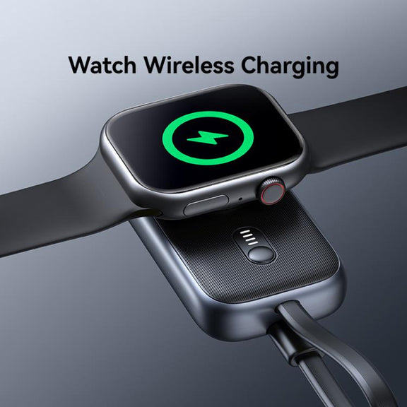 For Apple Watch Series USAMS CD245 1200mAh Portable Watch Wireless Charger with Cable(Desert Gold)