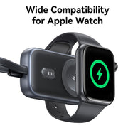 For Apple Watch Series USAMS CD245 1200mAh Portable Watch Wireless Charger with Cable(Desert Gold)