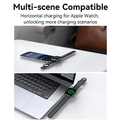 For Apple Watch Series USAMS CD247 USB-C / Type-C Plug Portable Watch Wireless Charger(Metal Gray) - free shipping - PMC Jewellery - Order now!