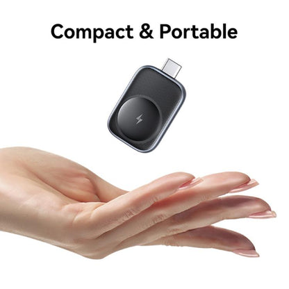 For Apple Watch Series USAMS CD247 USB-C / Type-C Plug Portable Watch Wireless Charger(Metal Gray) - free shipping - PMC Jewellery - Order now!