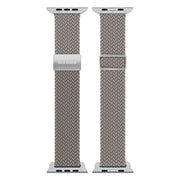 For Apple Watch 38 / 40 / 41 / S10 42mm DUX DUCIS Mixture Ultra Series Magnetic Buckle Nylon Braided Strap(Clay)