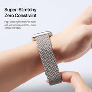 For Apple Watch 38 / 40 / 41 / S10 42mm DUX DUCIS Mixture Ultra Series Magnetic Buckle Nylon Braided Strap(Clay)