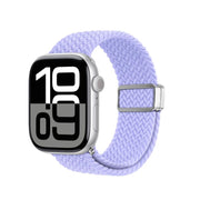 For Apple Watch 38 / 40 / 41 / S10 42mm DUX DUCIS Mixture Ultra Series Magnetic Buckle Nylon Braided Strap(Misty Purple)