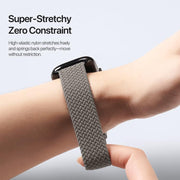 For Apple Watch 42 / 44 / 45 / 46 / 49mm DUX DUCIS Mixture Ultra Series Magnetic Buckle Nylon Braided Strap(Clay)