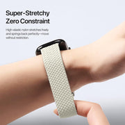 For Apple Watch 42 / 44 / 45 / 46 / 49mm DUX DUCIS Mixture Ultra Series Magnetic Buckle Nylon Braided Strap(Starlight)