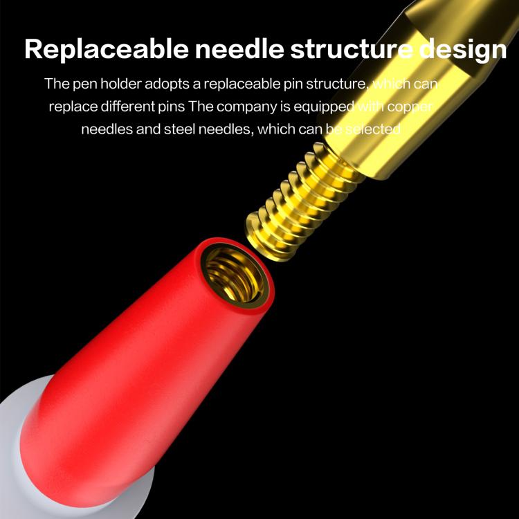 i2C Pure Copper Silicone Probe Detection Pen, Model:Straight Plug Without Stainless Steel Needle - free shipping - PMC TechLife - Order now!