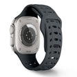 For Apple Watch 46mm / 49mm / 45mm / 44mm Shark Texture Holes Silicone Watch Band(Starry Lime) - free shipping - PMC TechLife - Order now!