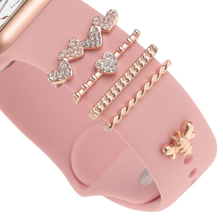 Smart Watch Band Decorative Ring Metal Accessories(Bee)