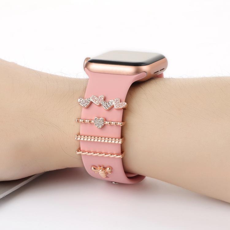 Smart Watch Band Decorative Ring Metal Accessories(Bee)