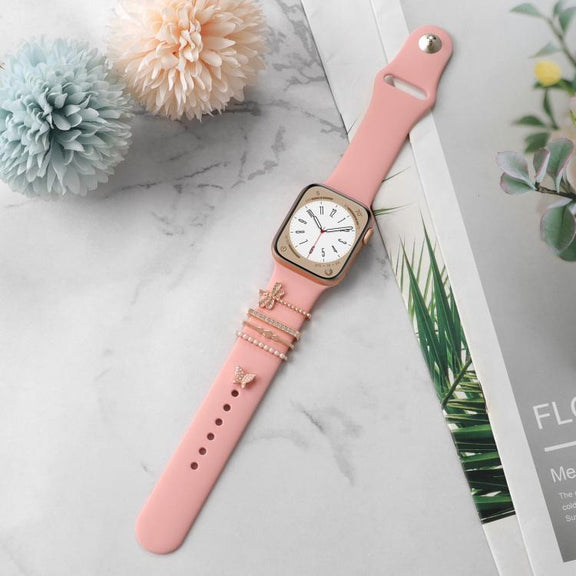 Smart Watch Band Decorative Ring Metal Accessories(Dragonfly Butterfly)