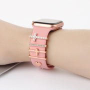 Smart Watch Band Decorative Ring Metal Accessories(Cross Heart)