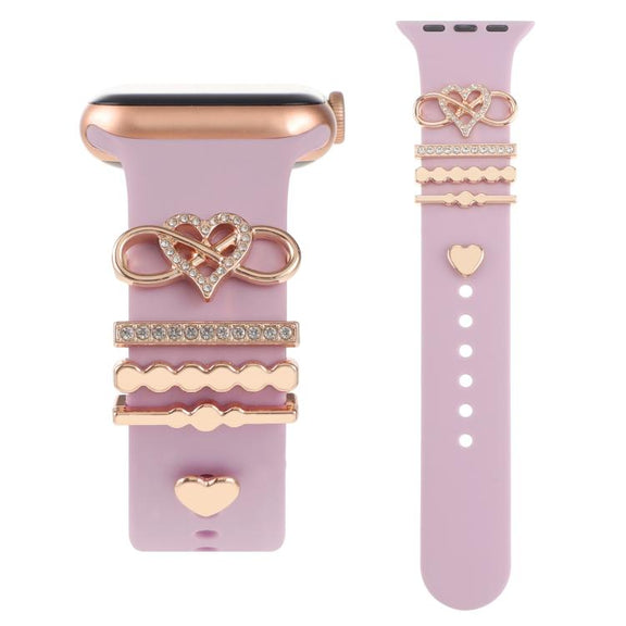 Smart Watch Band Decorative Ring Metal Accessories(Infinite Love)