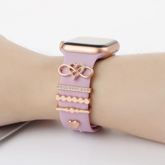 Smart Watch Band Decorative Ring Metal Accessories(Infinite Love)