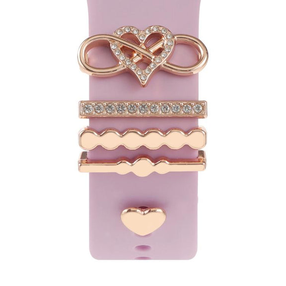 Smart Watch Band Decorative Ring Metal Accessories(Infinite Love)