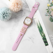 Smart Watch Band Decorative Ring Metal Accessories(Heartbeat)