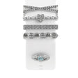 Smart Watch Band Decorative Ring Metal Accessories(Silver Heart Eyes) - free shipping - PMC TechLife - Order now!