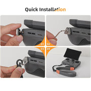 For DJI RC 2 / 1 / Pro 2 / 1 Sunnylife GS014 Multi-Purpose Lanyard with CNC Aluminum Buckle(Grey)