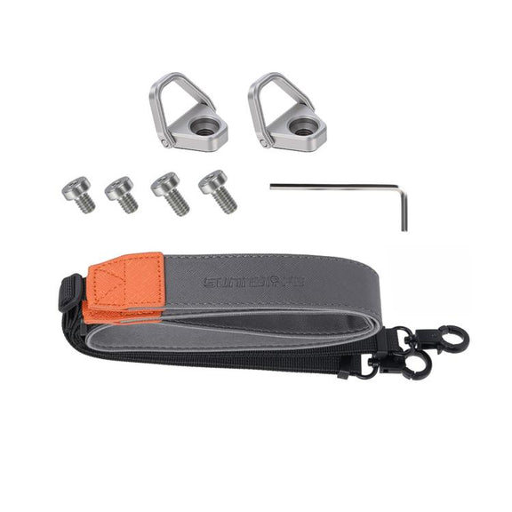 For DJI RC 2 / 1 / Pro 2 / 1 Sunnylife GS014 Multi-Purpose Lanyard with CNC Aluminum Buckle(Grey)