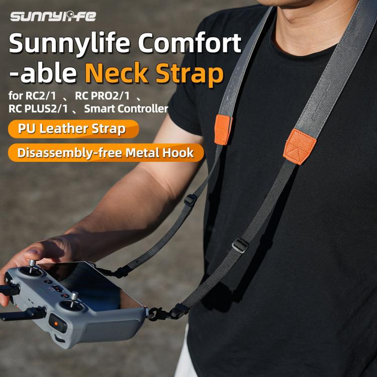 For DJI RC 2 / 1 / Pro 2 / 1 Sunnylife GS014 Multi-Purpose Lanyard with CNC Aluminum Buckle(Grey)