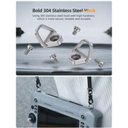 For DJI RC 2 / 1 / Pro 2 / 1 Sunnylife GS014 Multi-Purpose Lanyard with CNC Aluminum Buckle(Grey)