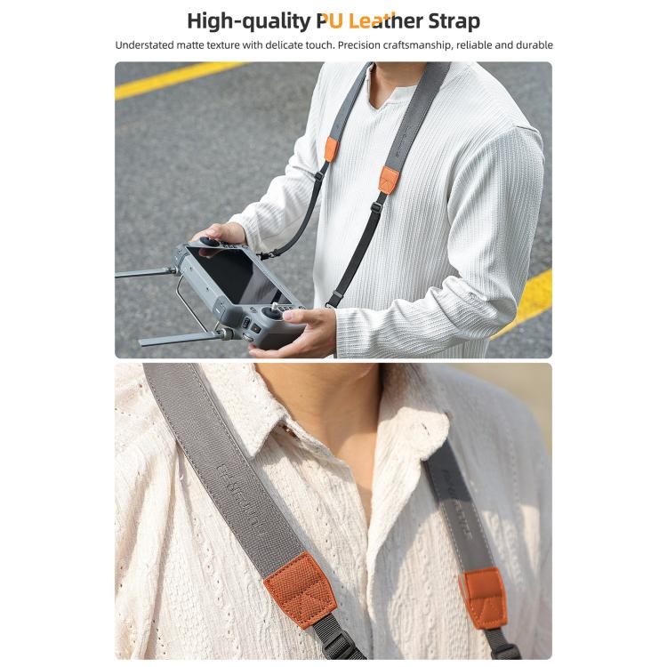 For DJI RC 2 / 1 / Pro 2 / 1 Sunnylife GS014 Multi-Purpose Lanyard with CNC Aluminum Buckle(Grey)