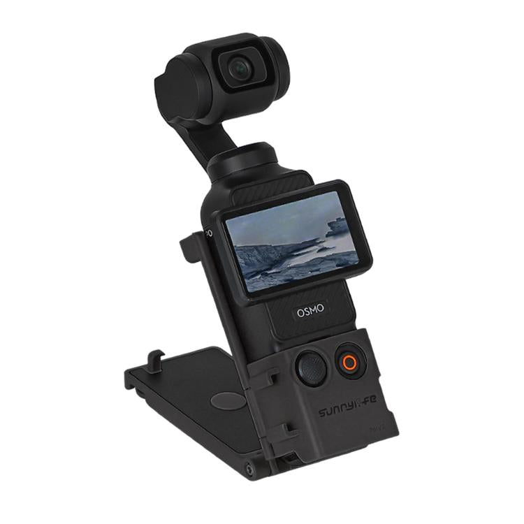 For DJI OSMO Pocket 3 Sunnylife Magnetic Mount 1/4 Adapter Cold Shoe Tabletop Base Bracket Angles Adjustable Multi Expansion Mount(Black) - free shipping - PMC TechLife - Order now!