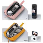 For DJI OSMO Pocket 3 Sunnylife Carrying Handbag Storage Shoulder Bag Combo Bags Mini Travel Daily Pouch(Pink)