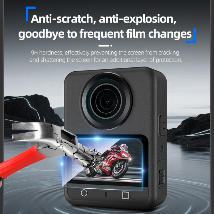 For DJI Osmo 360 STARTRC 2pcs HD Screen Tempered Glass Films(Transparent) - free shipping - PMC TechLife - Order now!