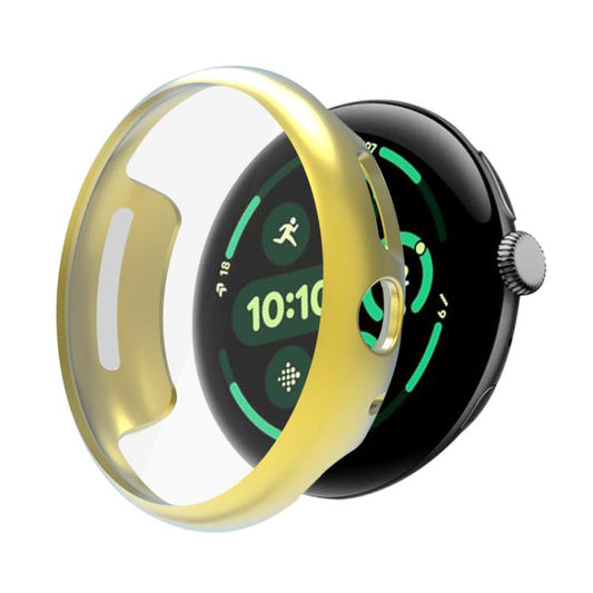 For Google Pixel Watch 3 45mm Integrated Full Coverage TPU Watch Protective Cover(Gold) - free shipping - PMC Jewellery - Order now!