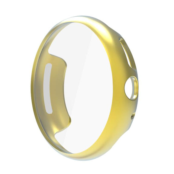 For Google Pixel Watch 3 45mm Integrated Full Coverage TPU Watch Protective Cover(Gold)