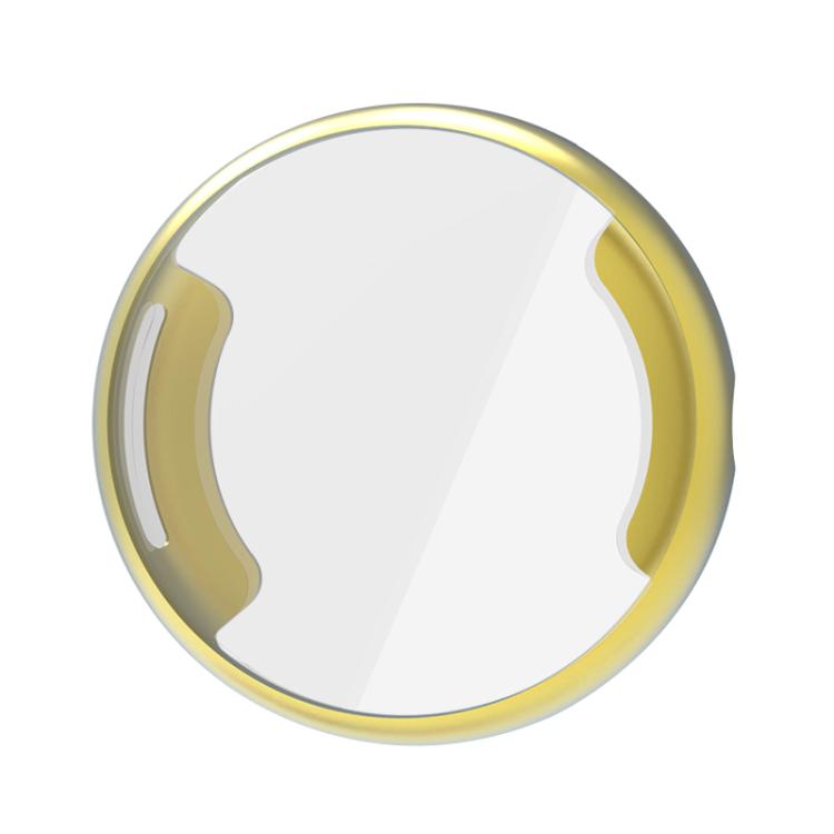 For Google Pixel Watch 3 45mm Integrated Full Coverage TPU Watch Protective Cover(Gold)