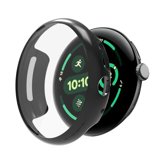 For Google Pixel Watch 3 45mm Integrated Full Coverage TPU Watch Protective Cover(Black) - free shipping - PMC Jewellery - Order now!