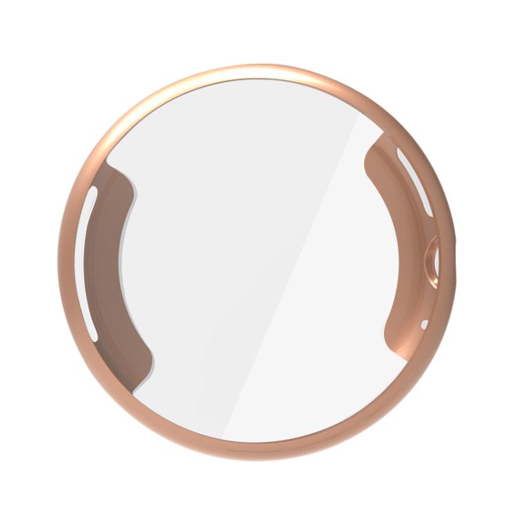 For Google Pixel Watch 3 45mm Integrated Full Coverage TPU Watch Protective Cover(Rose Gold)