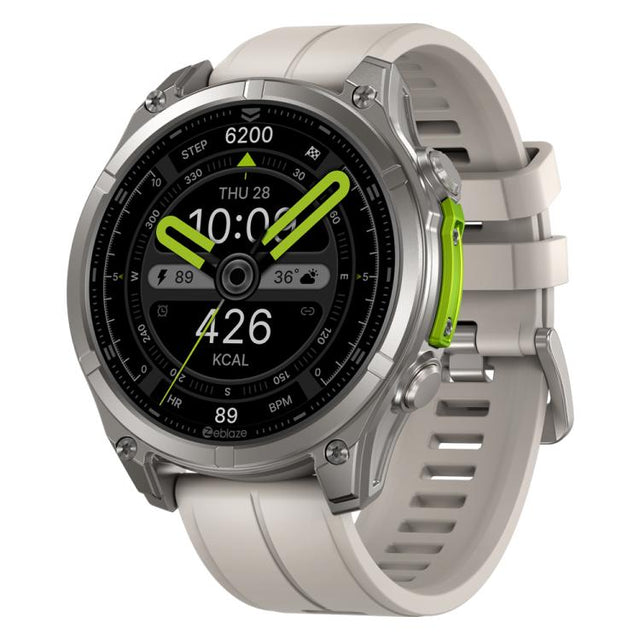 Zeblaze Vibe 8 Rugged Outdoor Smart Watch 1.43 inch Screen 5 ATM & IP69K Built-in Flashlight(Grey)
