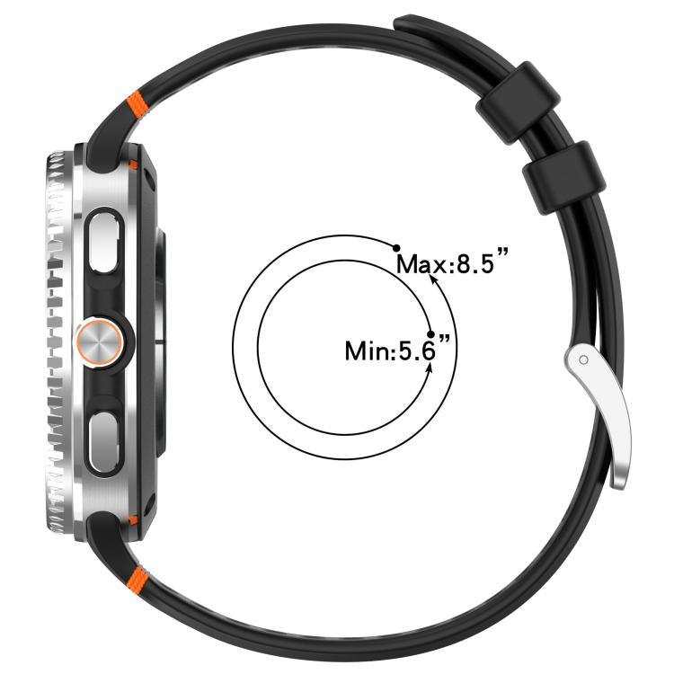 For Samsung Galaxy Watch8 / Watch8 Classic xDfind Alloy Silver Buckle Breathable Hole Silicone Watch Band(Official Blue) - free shipping - PMC TechLife - Order now!