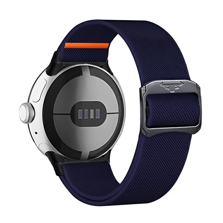 For Google Pixel Watch / Watch2 / Watch3 41mm xDfind Elastic Nylon Watch Band(Dark Blue) - free shipping - PMC TechLife - Order now!