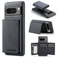 For Google Pixel 7 Pro Fierre Shann 2 in 1 Holder RFID Card Slot Wallet MagSafe Phone Case(Black) - free shipping - PMC TechLife - Order now!