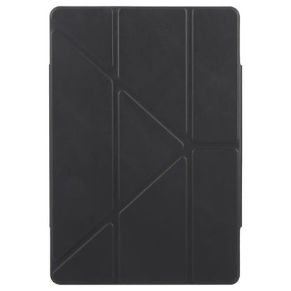 For Huawei MatePad Air 12 2024 Magnetic Detachable Dual-Clasp Acrylic Deformation Leather Tablet Case(Black) - free shipping - PMC Jewellery - Order now!