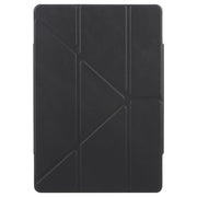 For Huawei MatePad Air 12 2024 Magnetic Detachable Dual-Clasp Acrylic Deformation Leather Tablet Case(Black)